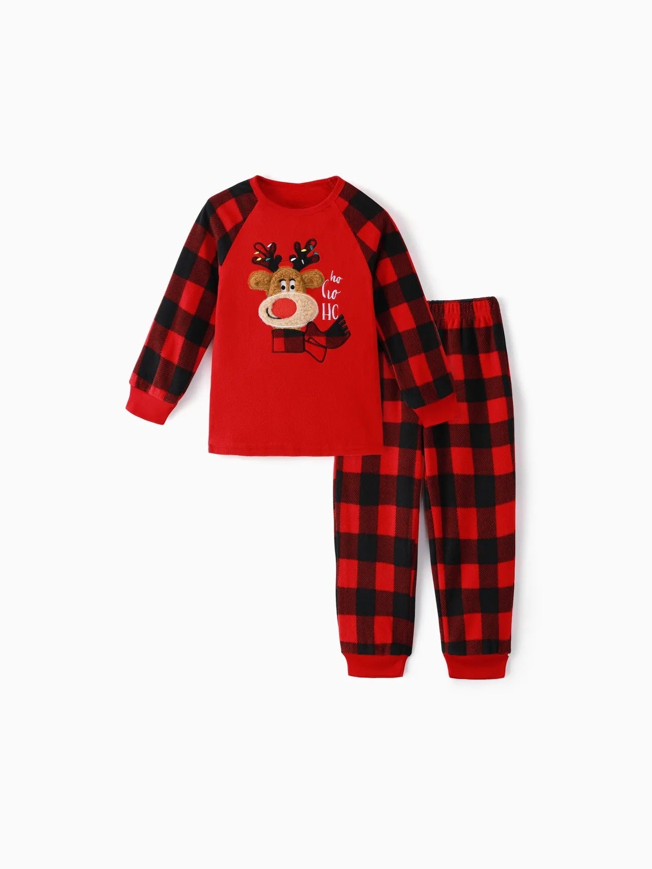 Christmas Reindeer Embroidered Family Pajamas Set-Original Pajamas