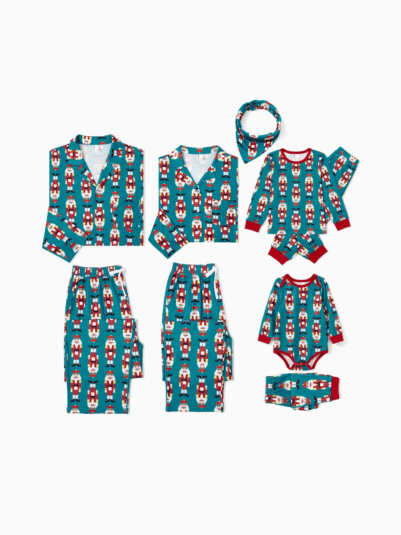 Allover Nutcracker Pattern Family Matching Pajama Set-Original Pajamas