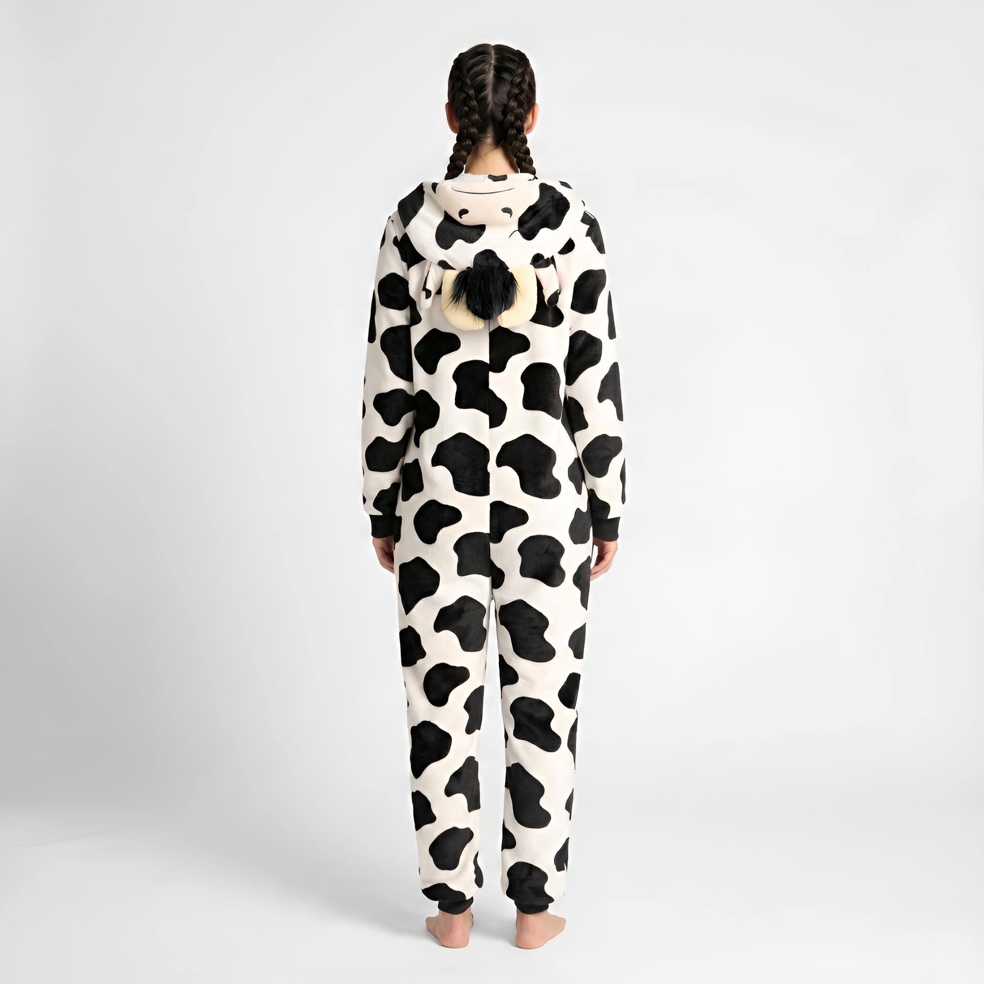 Animal Themed One Piece Pajamas For Women With Hood