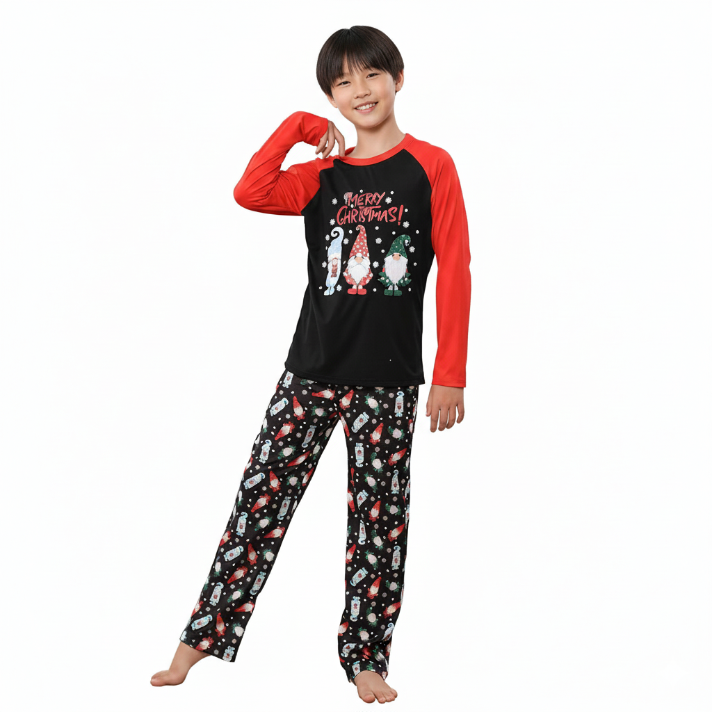 Matching Pajama Sets With Santa Claus Patterns Christmas Sleepwear Jammies