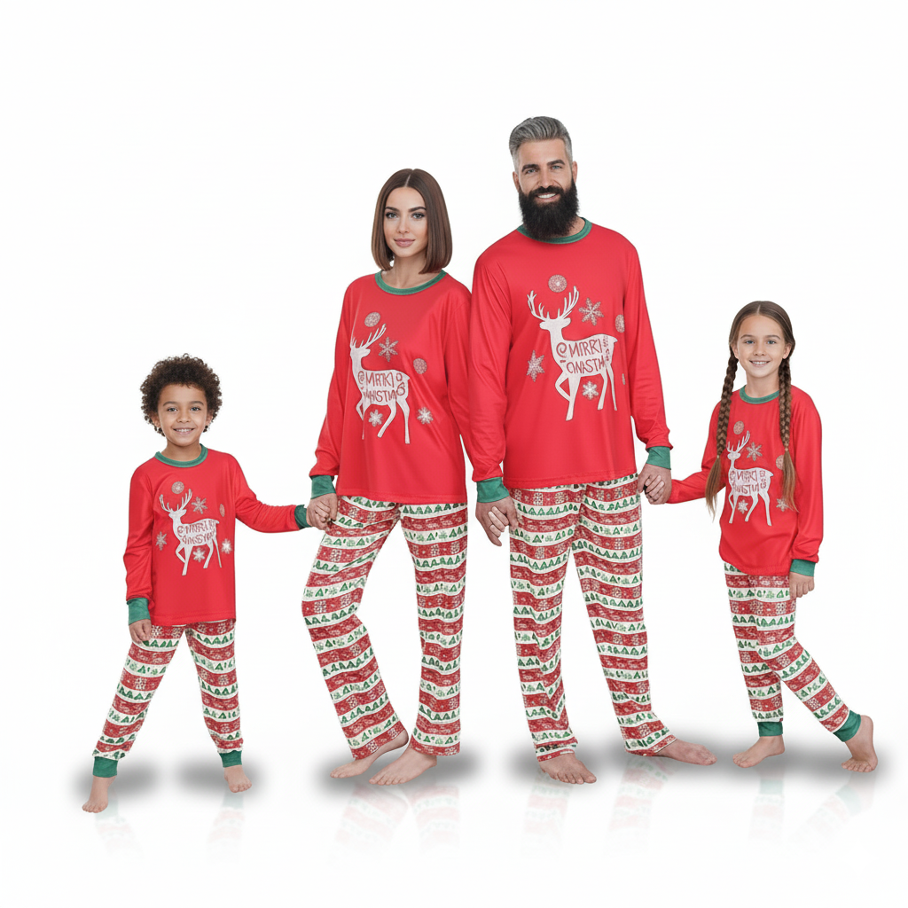 Family Matching Christmas Pajamas Set