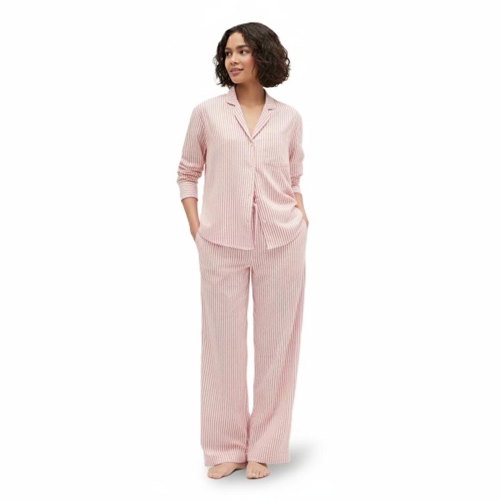 Classic Stripe Flannel Pajamas