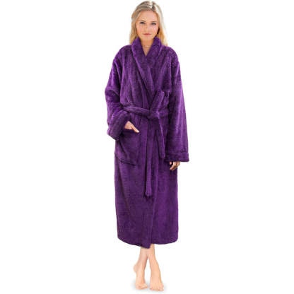 Fluffy Plush Soft Bathrobe-Original Pajamas