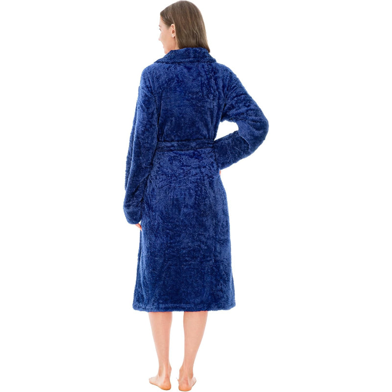 Fluffy Plush Soft Bathrobe-Original Pajamas