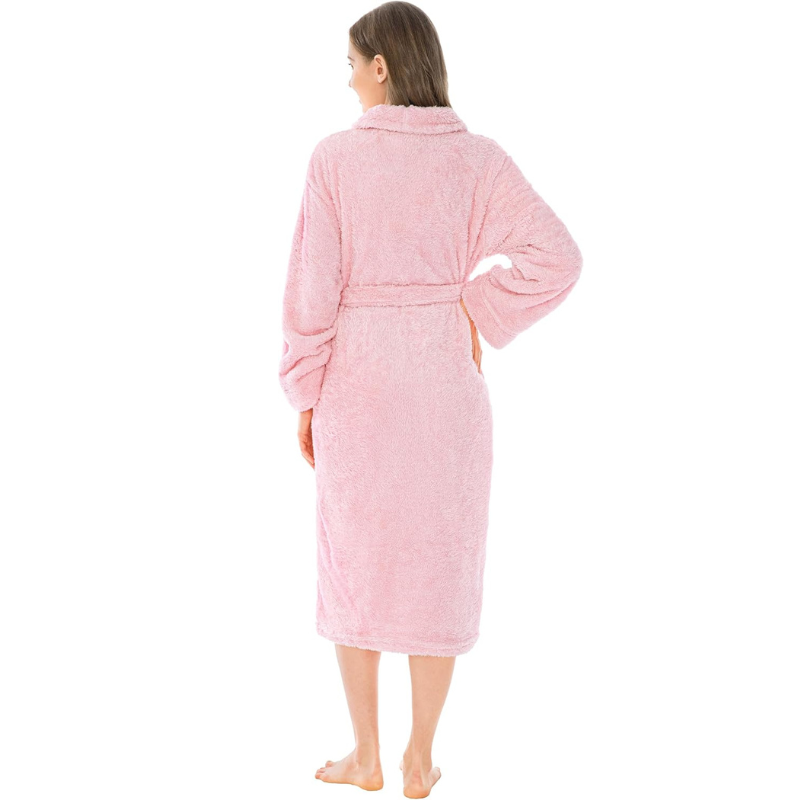 Fluffy Plush Soft Bathrobe-Original Pajamas