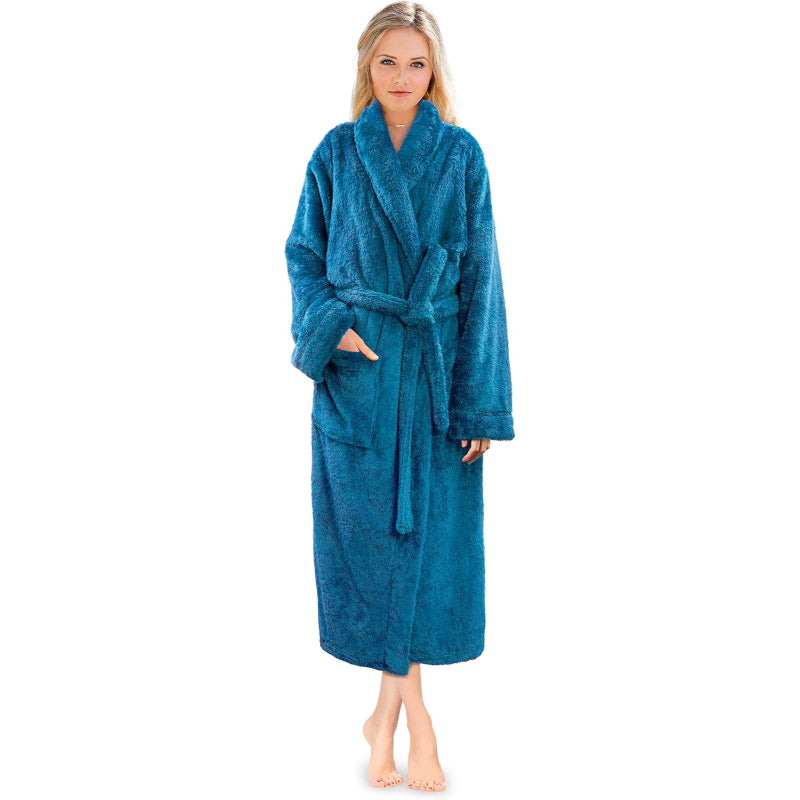 Fluffy Plush Soft Bathrobe-Original Pajamas