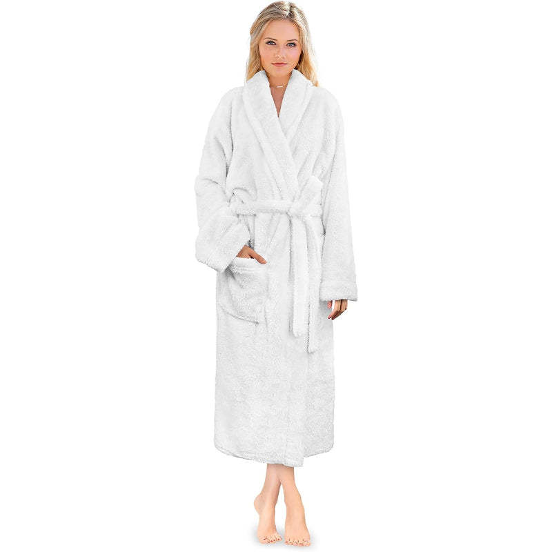 Fluffy Plush Soft Bathrobe-Original Pajamas