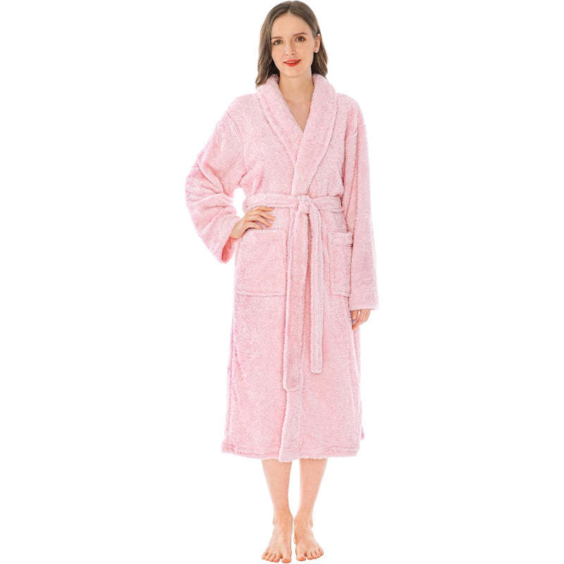 Fluffy Plush Soft Bathrobe-Original Pajamas