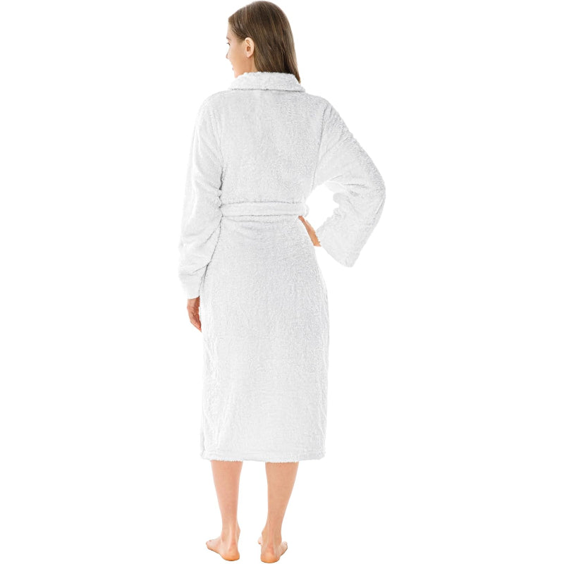 Fluffy Plush Soft Bathrobe-Original Pajamas