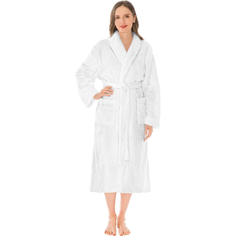 Fluffy Plush Soft Bathrobe-Original Pajamas