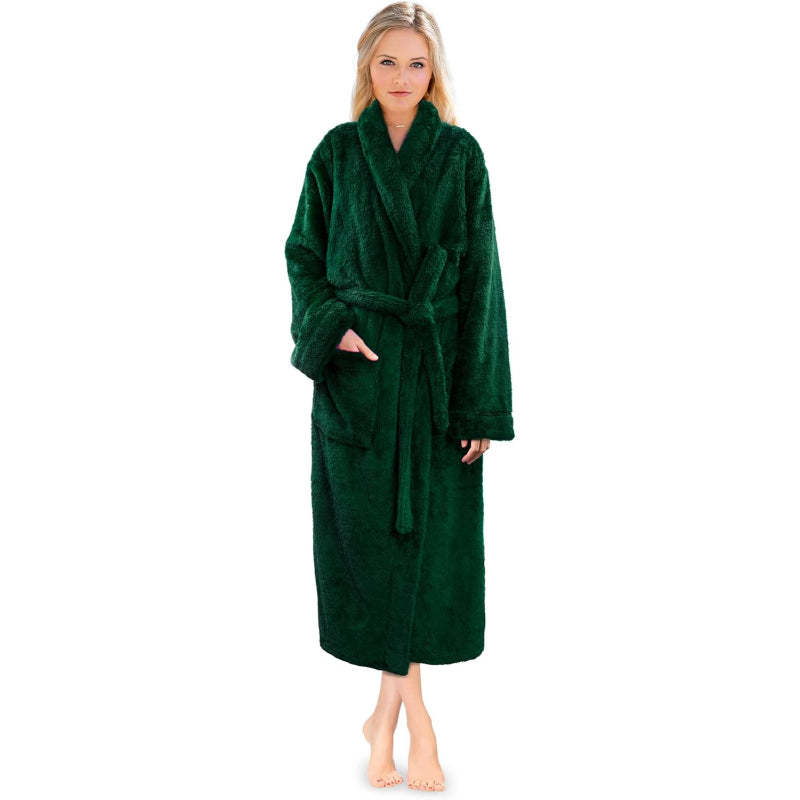 Fluffy Plush Soft Bathrobe-Original Pajamas