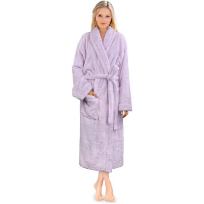 Fluffy Plush Soft Bathrobe-Original Pajamas