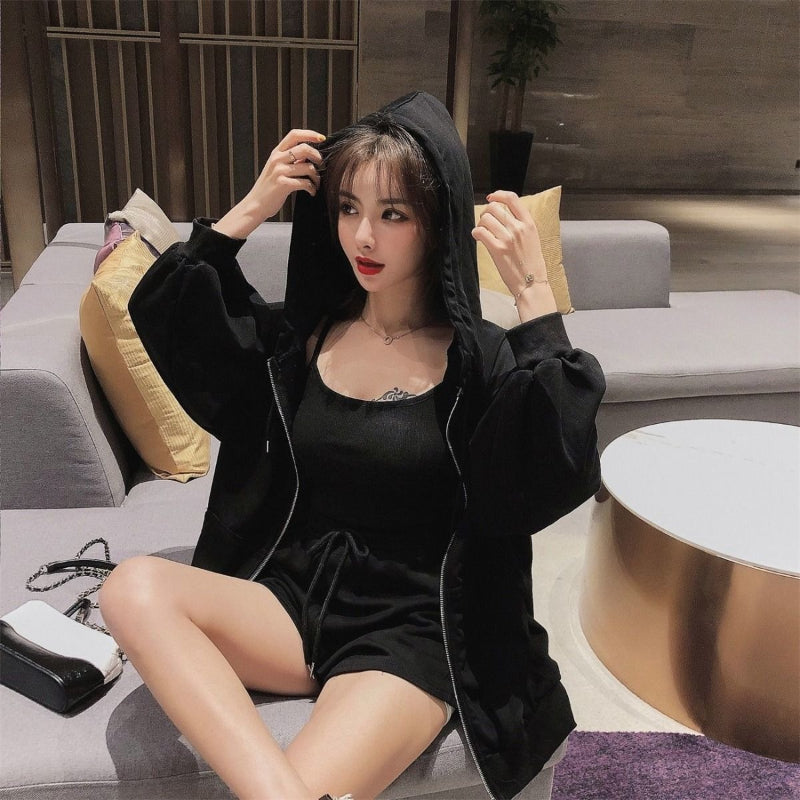 Women Three Pieces Summer Sleepwear-Original Pajamas