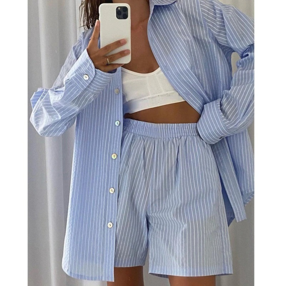 Women's Tops and Shorts Two Piece Set Pajamas-Original Pajamas