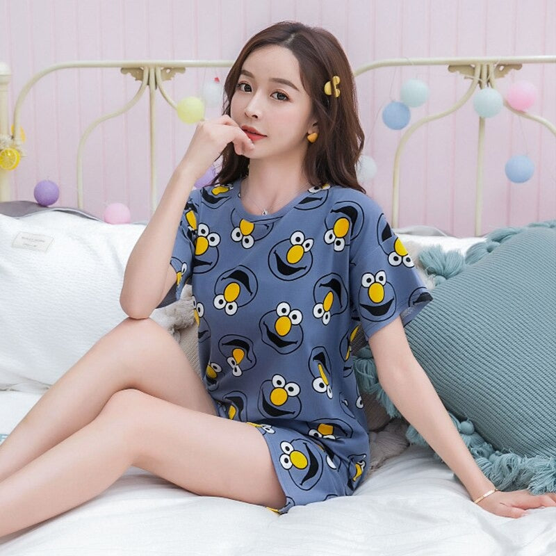 Women's Cartoon Comfortable Pajamas Set-Original Pajamas