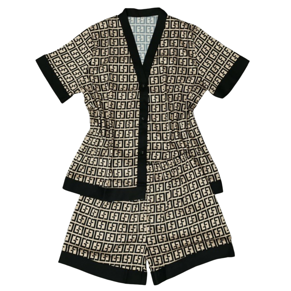 Women's Pajamas Cross Letters Print-Original Pajamas