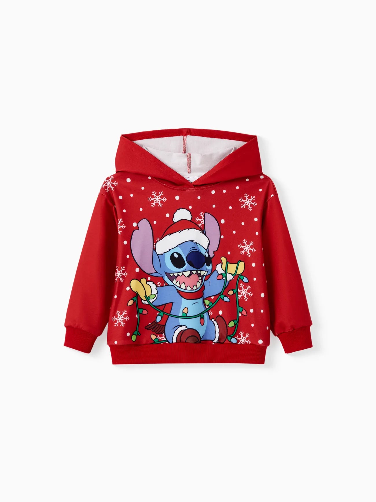 Stitch Festive Family Matching Christmas Hoodie Set-Original Pajamas