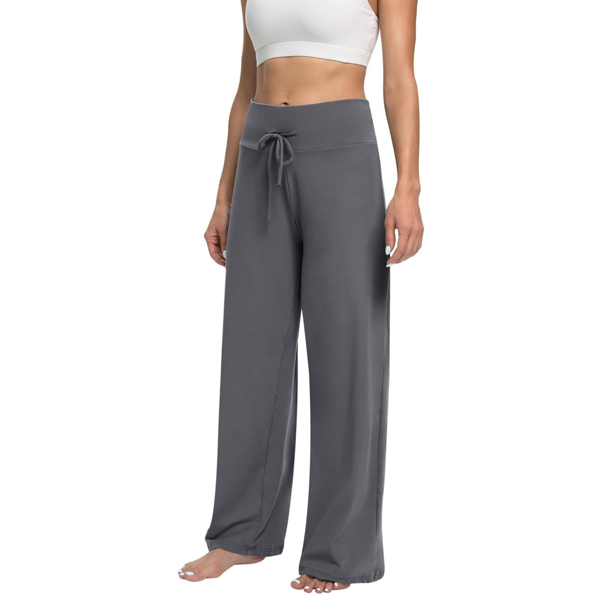 Casual Lounge Pants With Capri Length Style