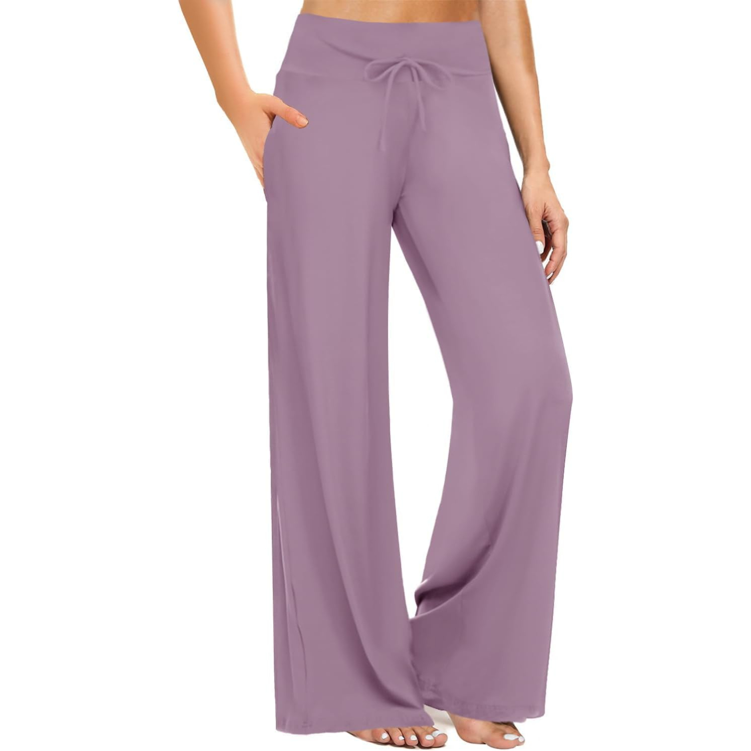 Casual Lounge Pants With Capri Length Style