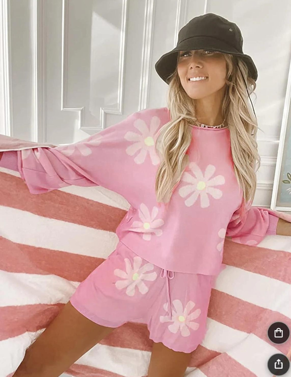 Casual 2 Piece Long Sleeve Pajamas Set-Original Pajamas