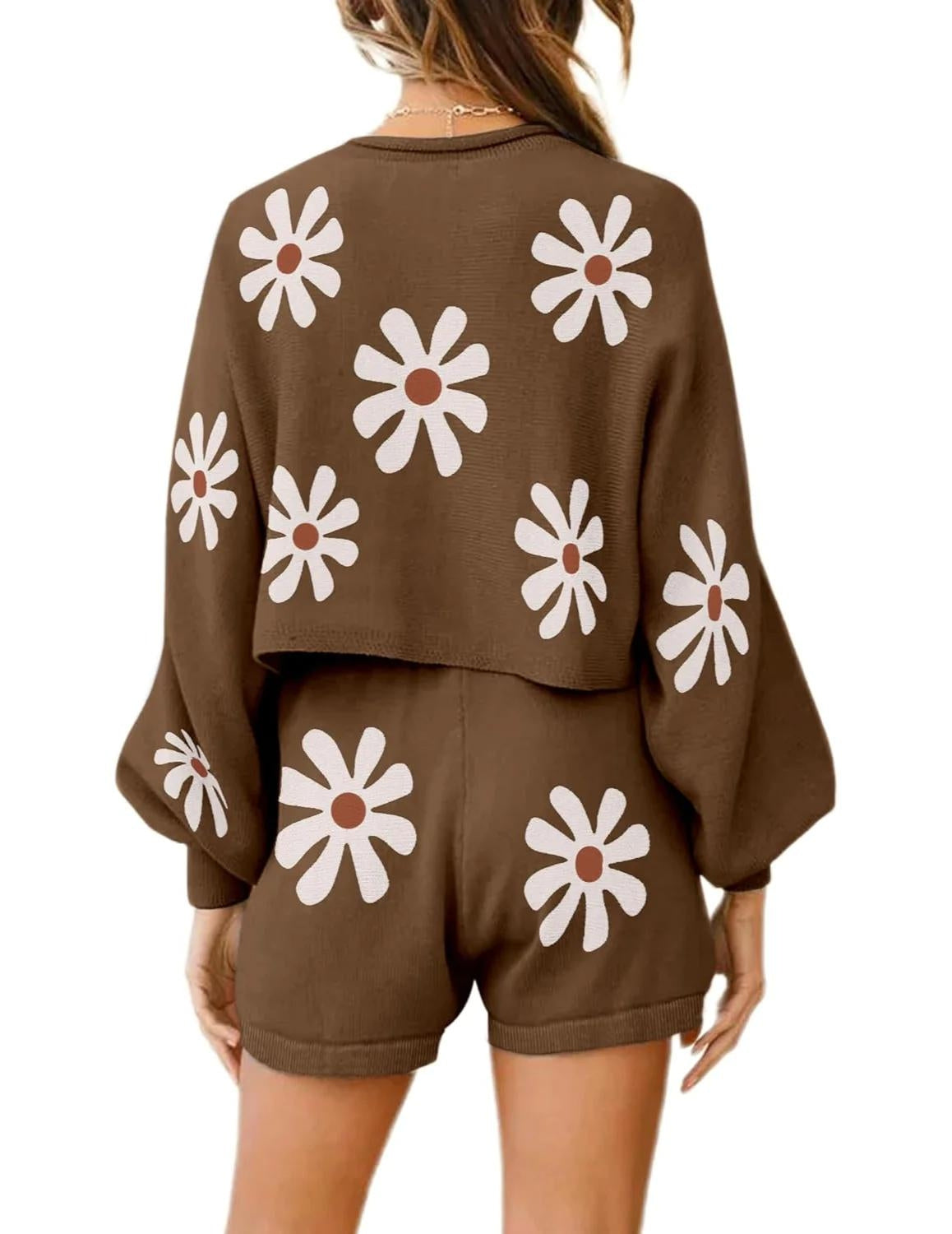 Casual 2 Piece Long Sleeve Pajamas Set-Original Pajamas