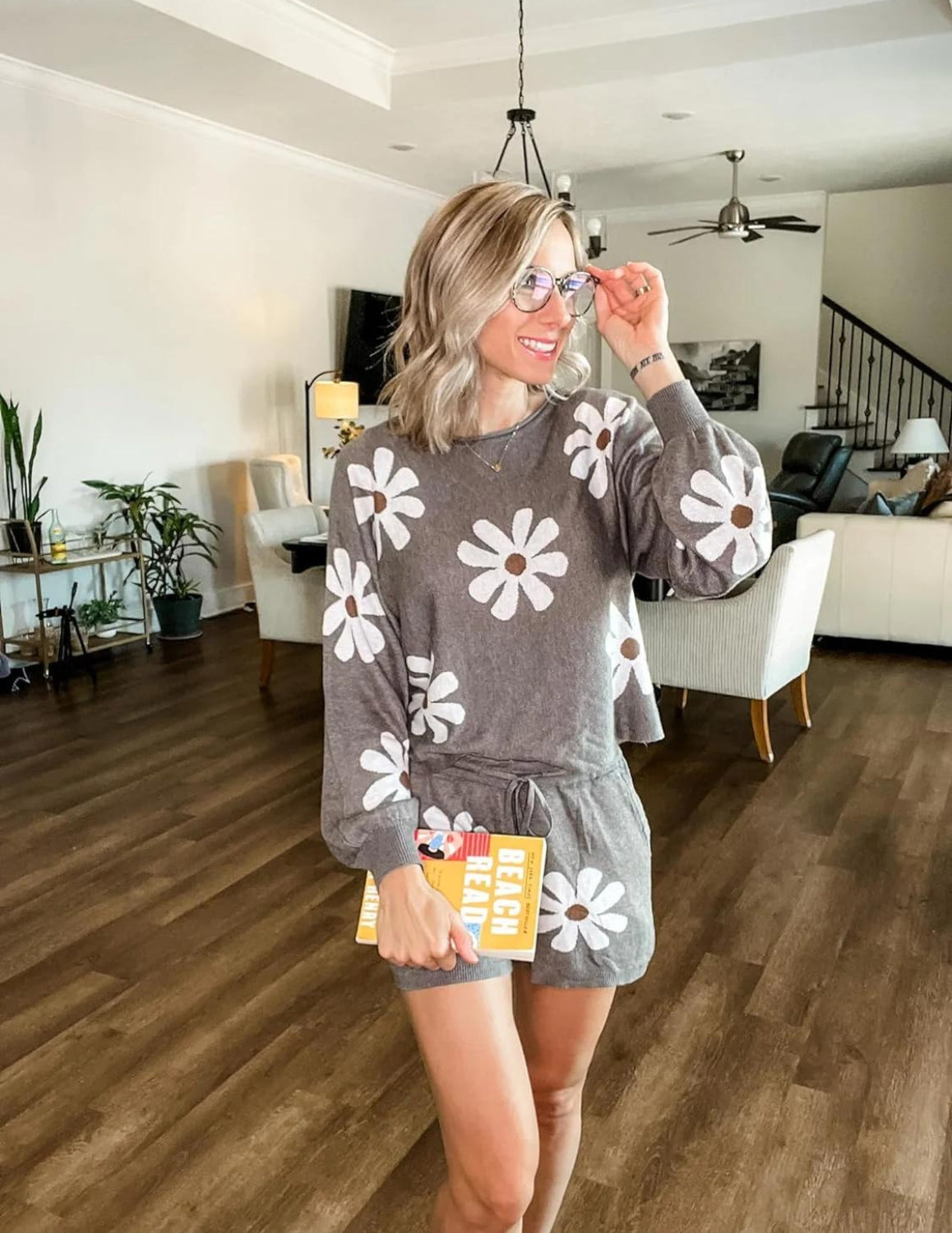 Casual 2 Piece Long Sleeve Pajamas Set-Original Pajamas