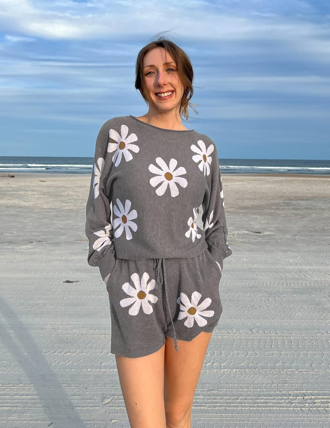 Casual 2 Piece Long Sleeve Pajamas Set-Original Pajamas