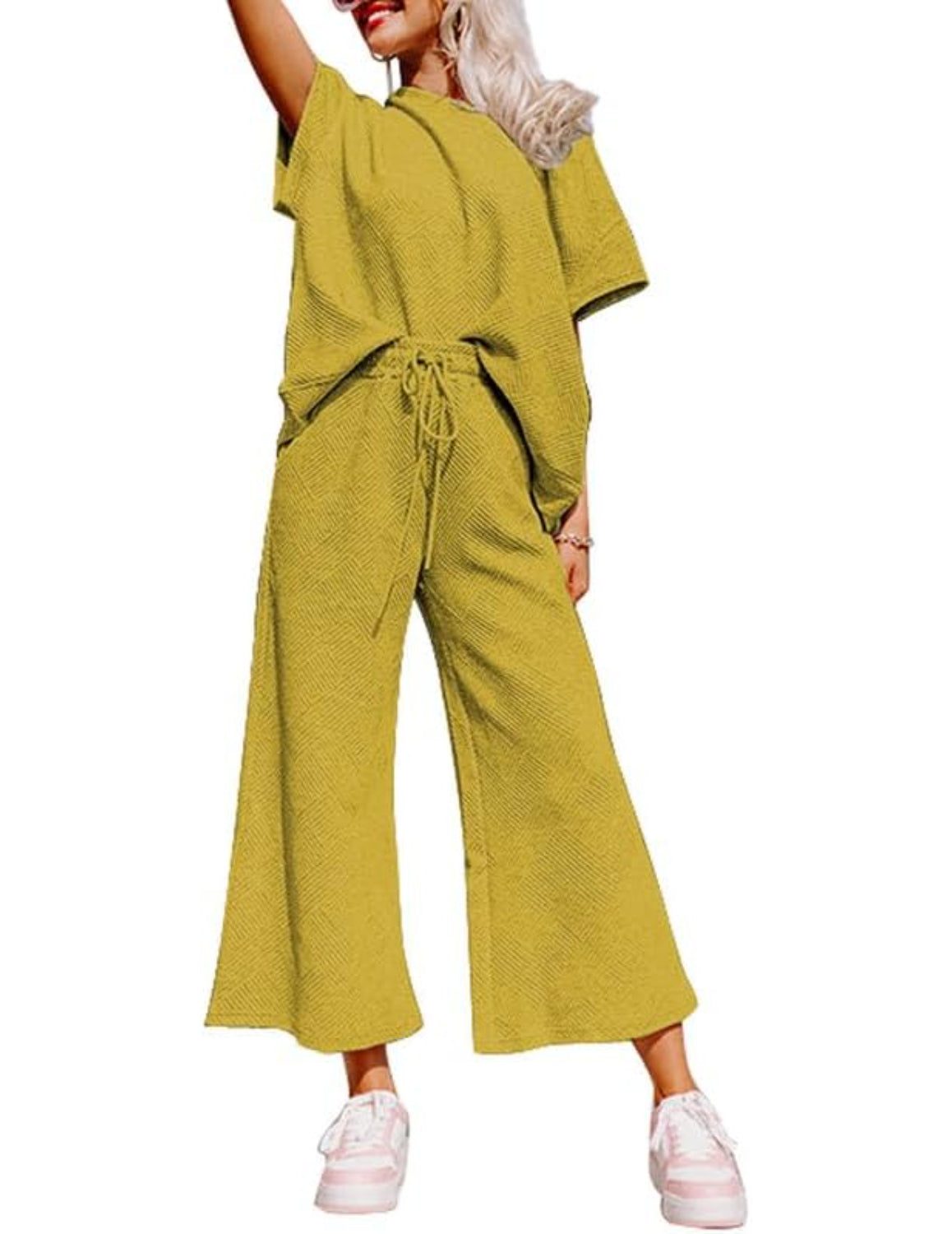 Casual 2 Piece Wide Length Outfits-Original Pajamas
