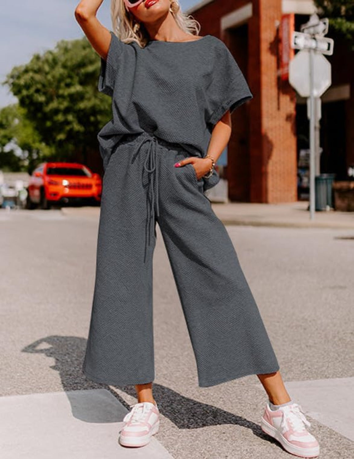 Casual 2 Piece Wide Length Outfits-Original Pajamas