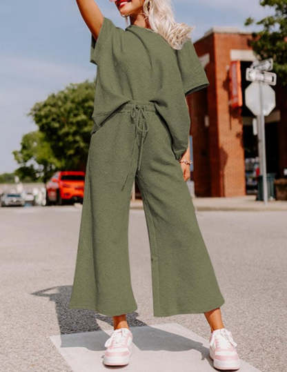 Casual 2 Piece Wide Length Outfits-Original Pajamas