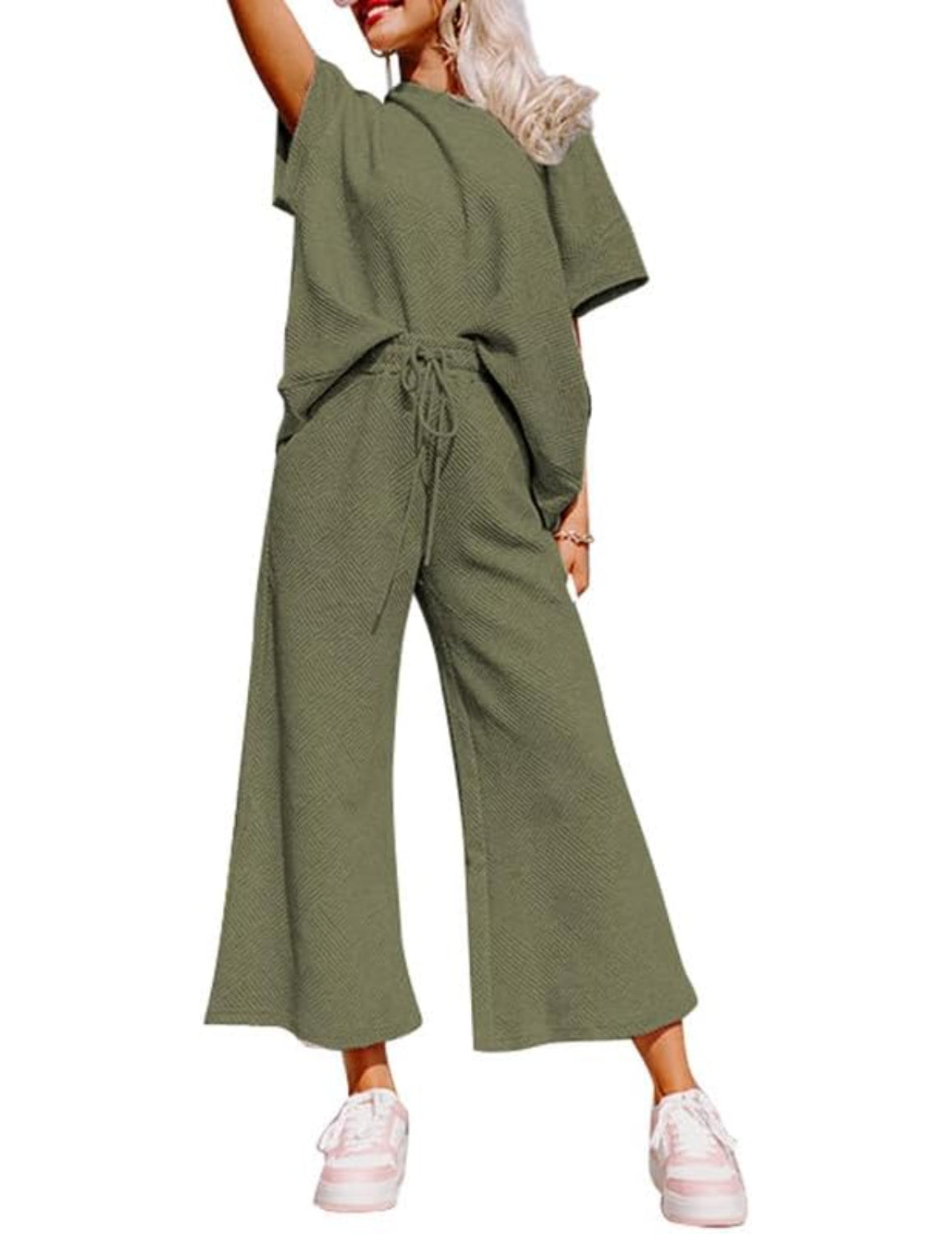 Casual 2 Piece Wide Length Outfits-Original Pajamas