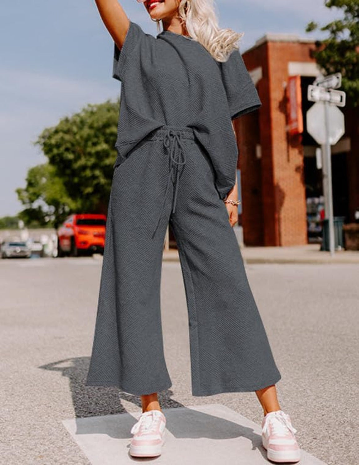 Casual 2 Piece Wide Length Outfits-Original Pajamas