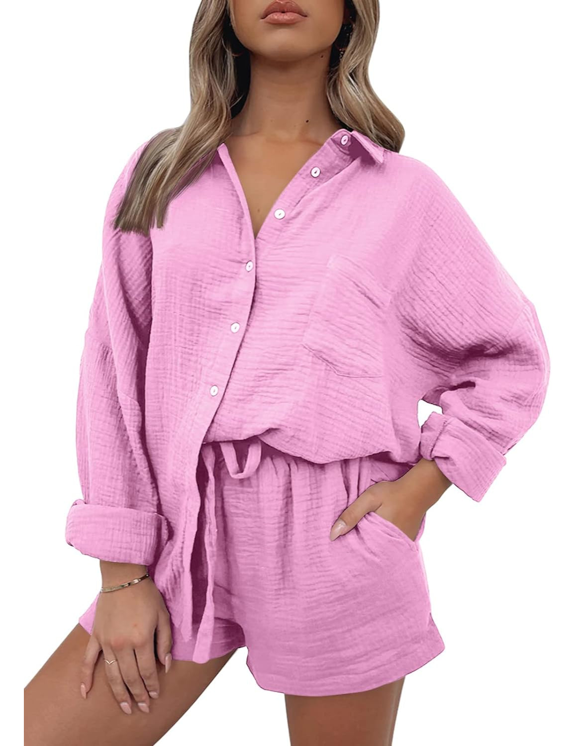 Casual Long Sleeve Tracksuit-Original Pajamas