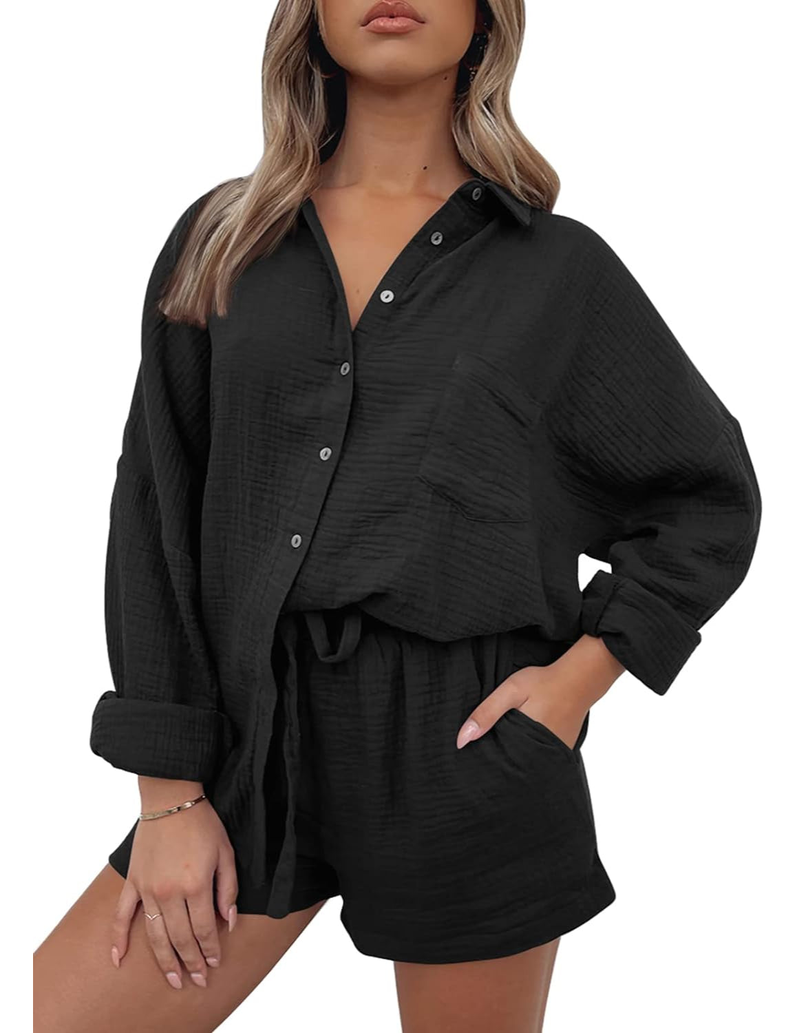Casual Long Sleeve Tracksuit-Original Pajamas