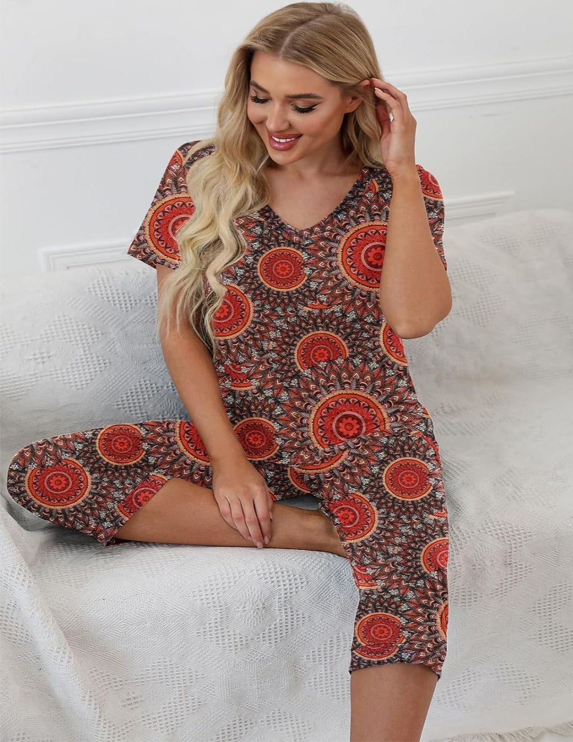 Casual Sleepwear Pajama Set-Original PajamasCasual Sleepwear Pajama Set - Image 25