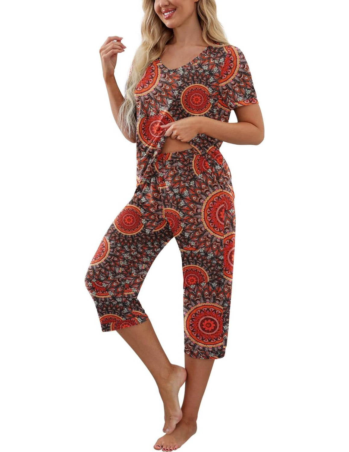 Casual Sleepwear Pajama Set-Original PajamasCasual Sleepwear Pajama Set - Image 21