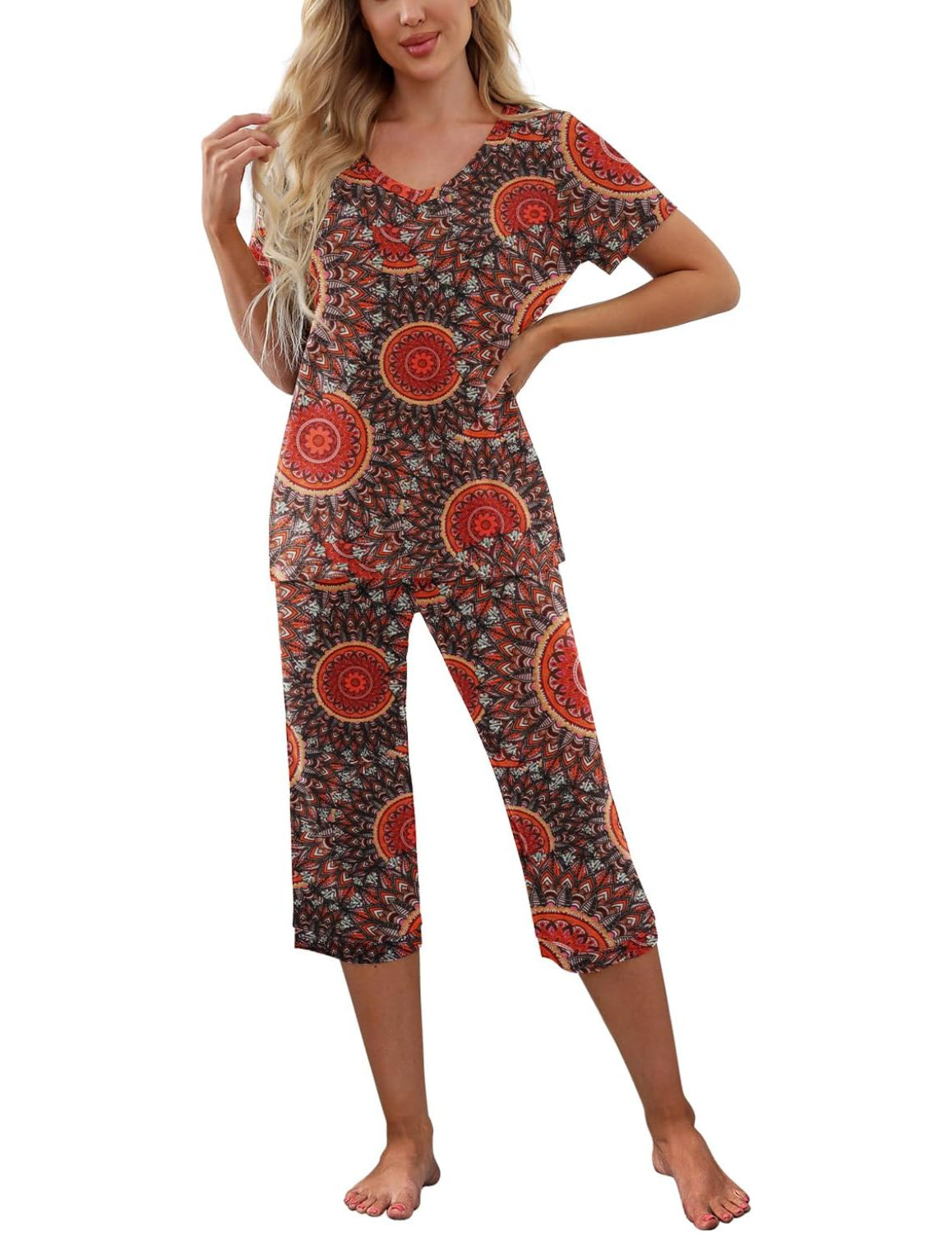 Casual Sleepwear Pajama Set-Original PajamasCasual Sleepwear Pajama Set - Image 24