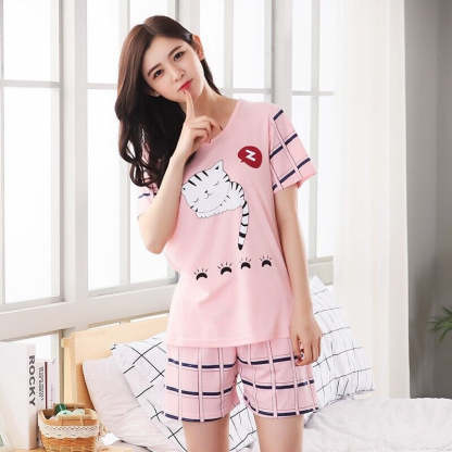 Women's Cartoon Comfortable Pajamas Set-Original Pajamas