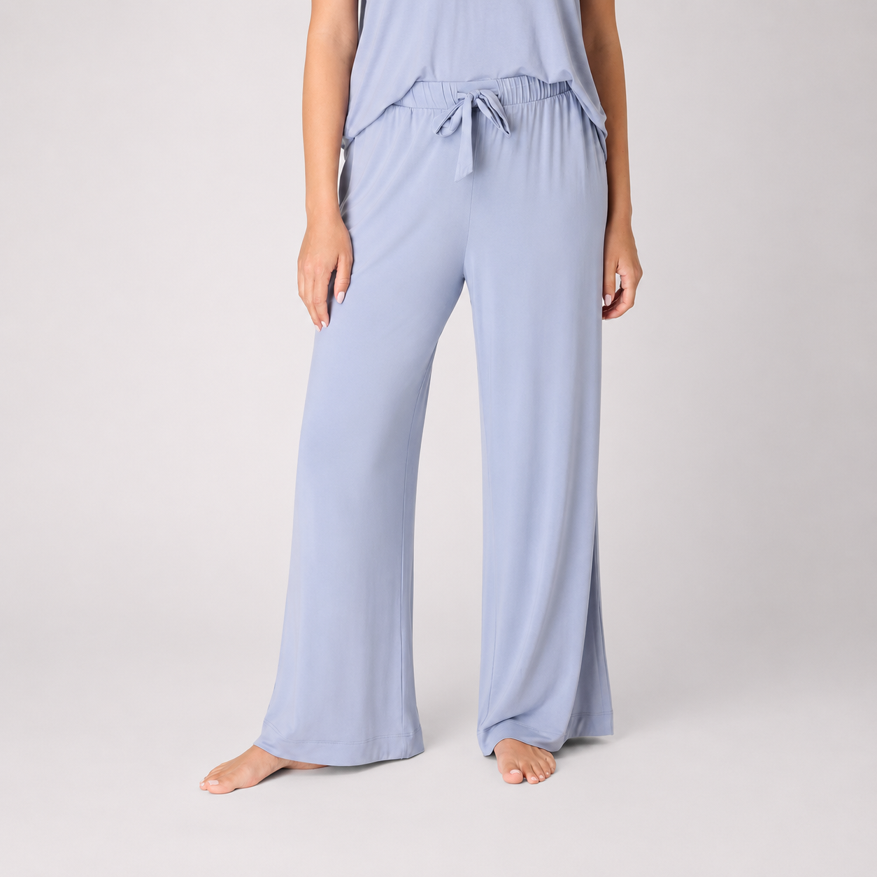 Comfortable T Shirt And Pants With Pockets Pajamas Set For Women