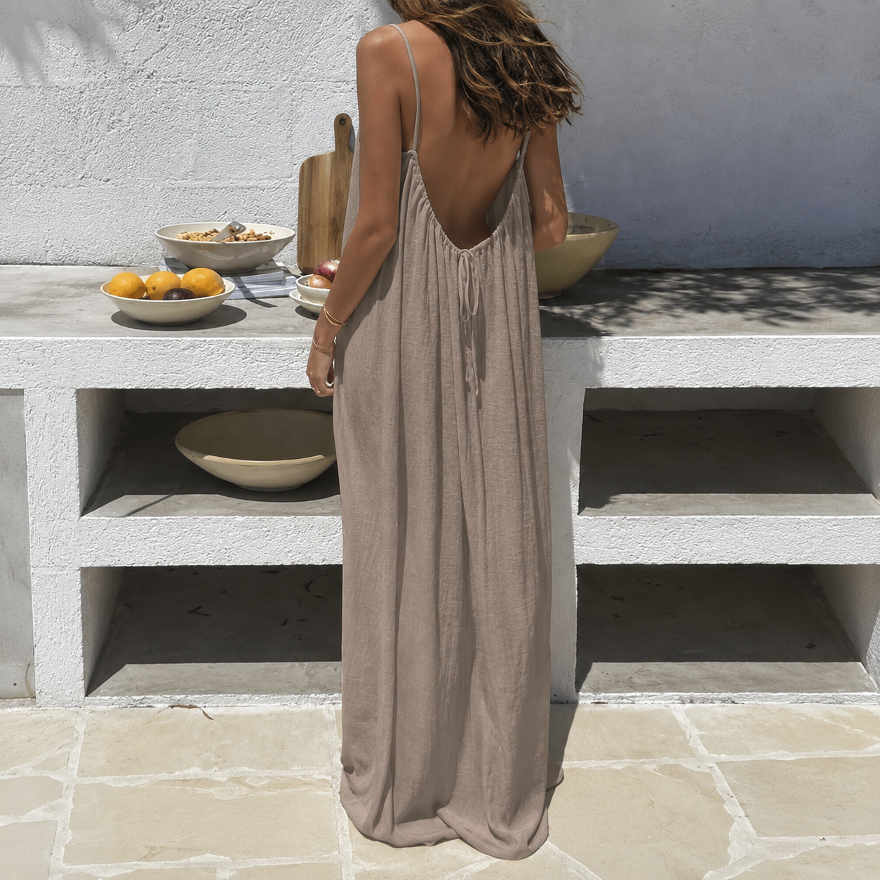 Soft Cami Sleepwear Dress For Indoor Wear For Women