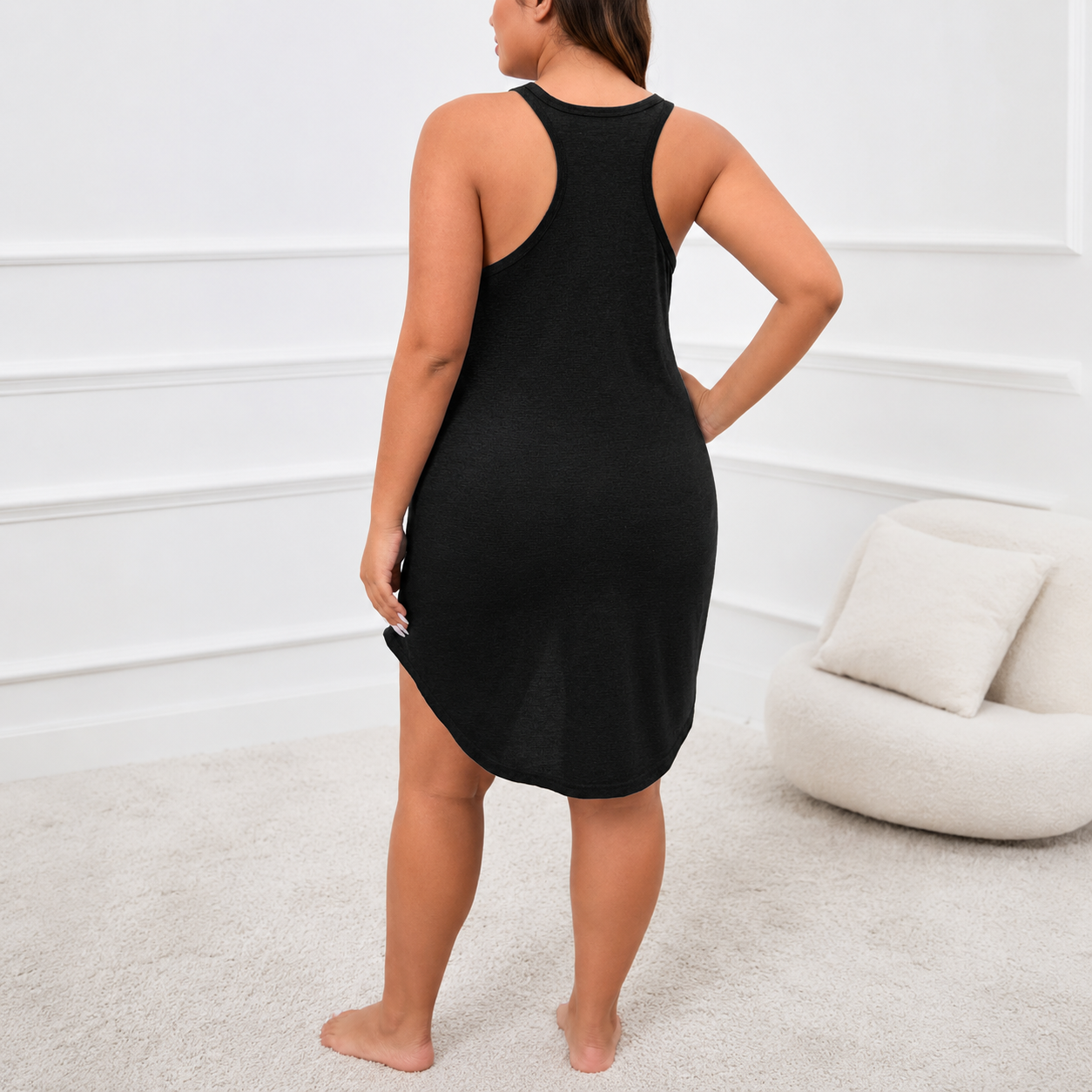 Casual Fitted Sleeveless Summer Dress For Women