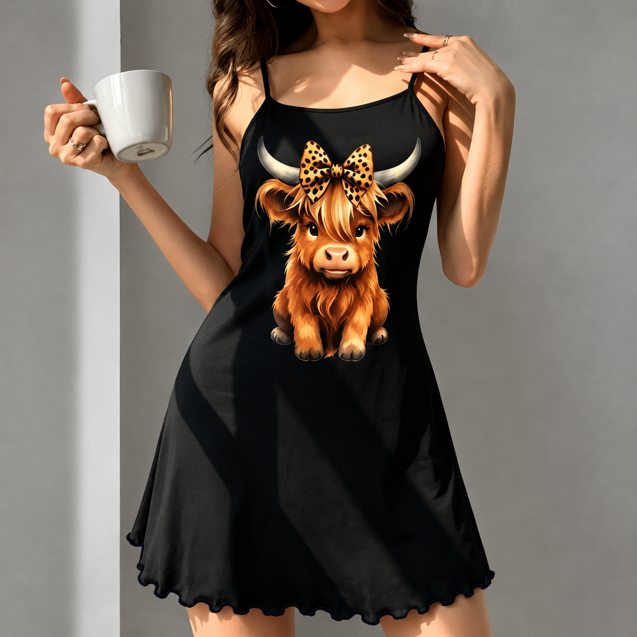 Soft Fitted Sleeveless Knit Nightwear For Women
