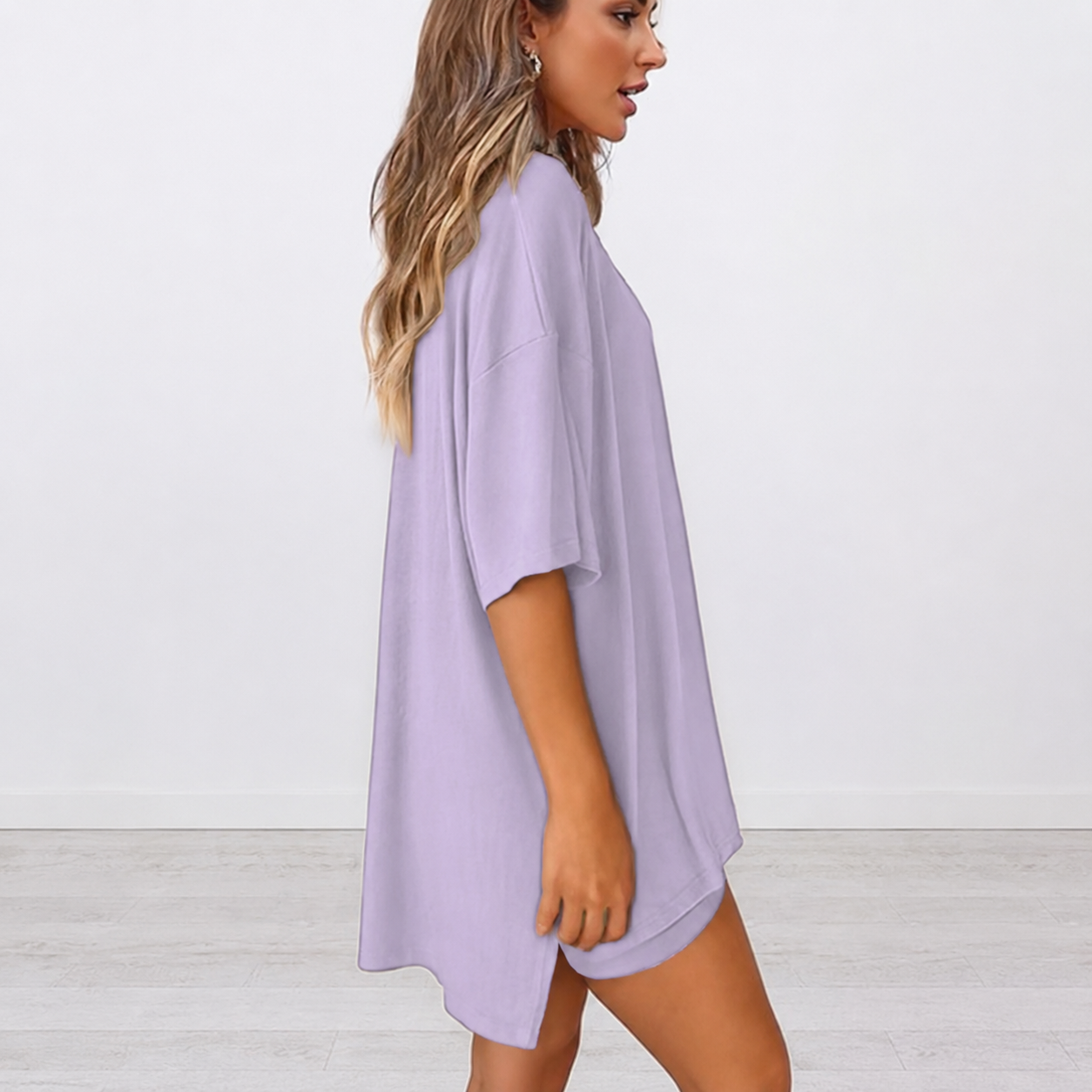Casual Summer Solid Shorts Set Sleepwear For Women