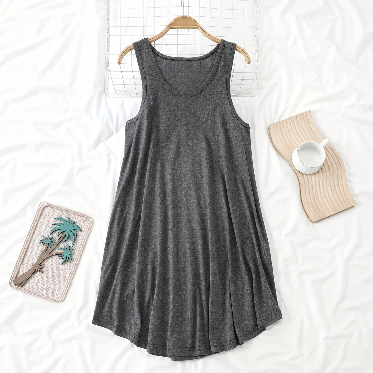 Pack Of 3 Plus Size Basic Casual Oversized Dress Set For Women