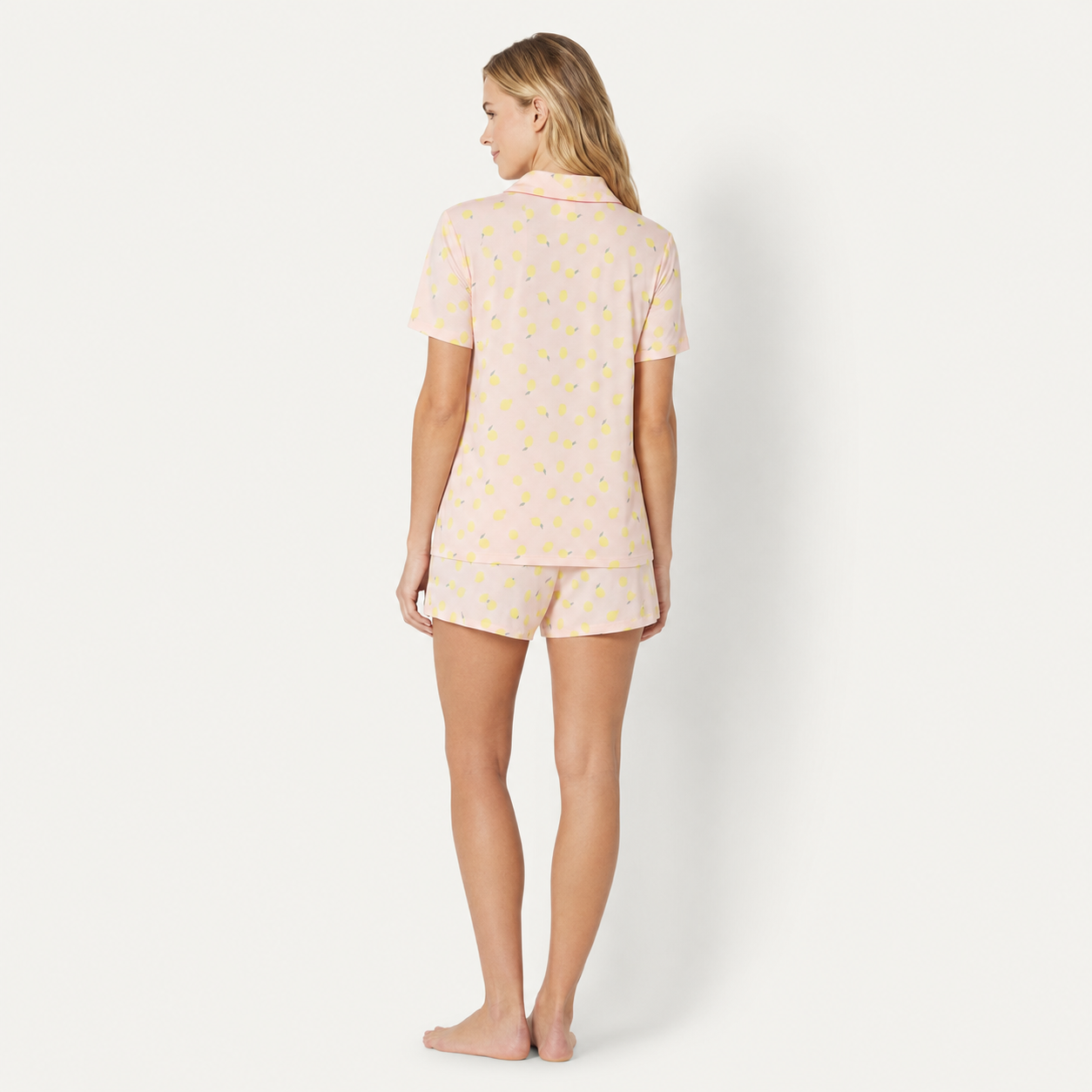 Soft Short Sleeve Pajama Set For Comfortable Everyday Sleep And Lounging For Women