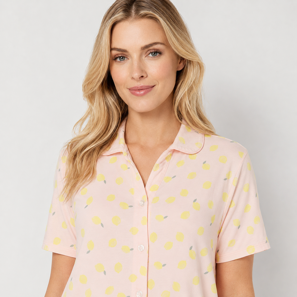 Soft Short Sleeve Pajama Set For Comfortable Everyday Sleep And Lounging For Women