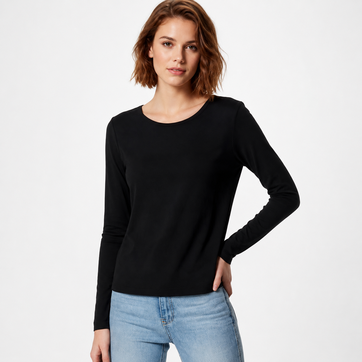 Casual Long Sleeve Pajama Top For Women