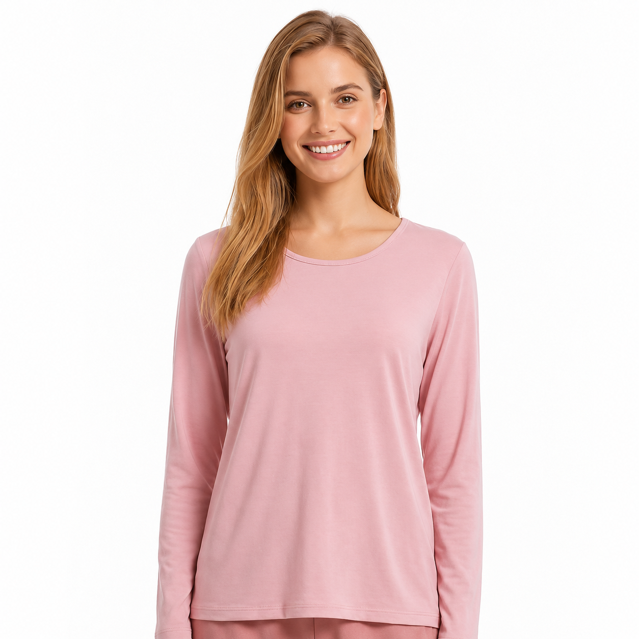Casual Long Sleeve Pajama Top For Women