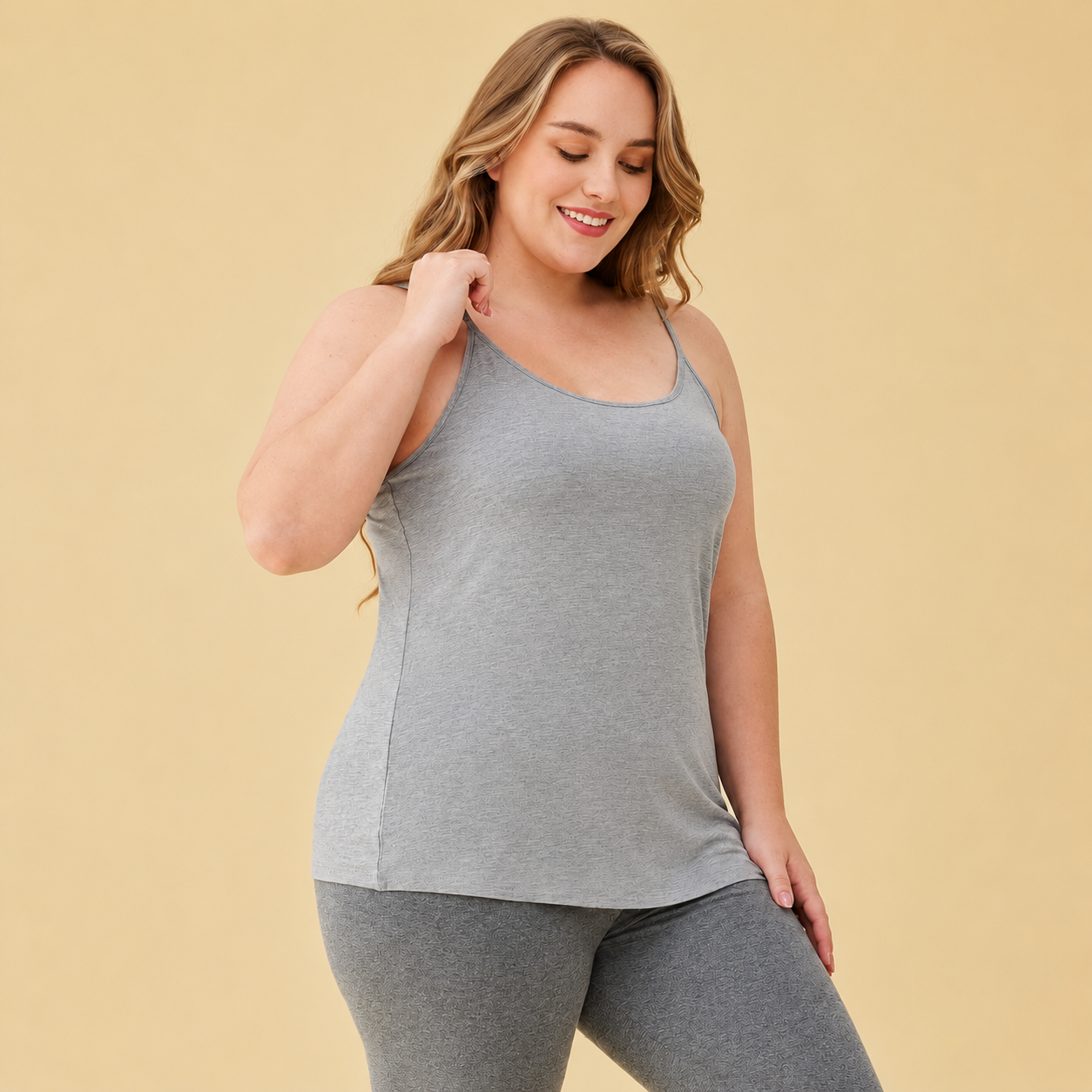 Sleeveless Pajama Tank Top For Women