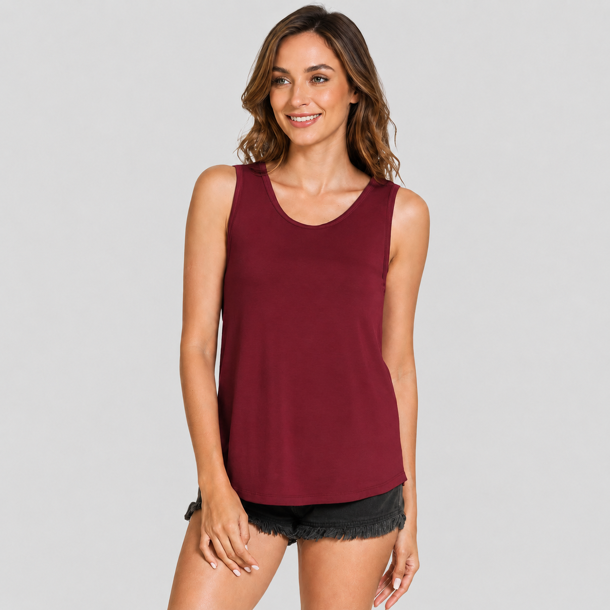 Summer Sleeveless Pajama Shirt For Women 